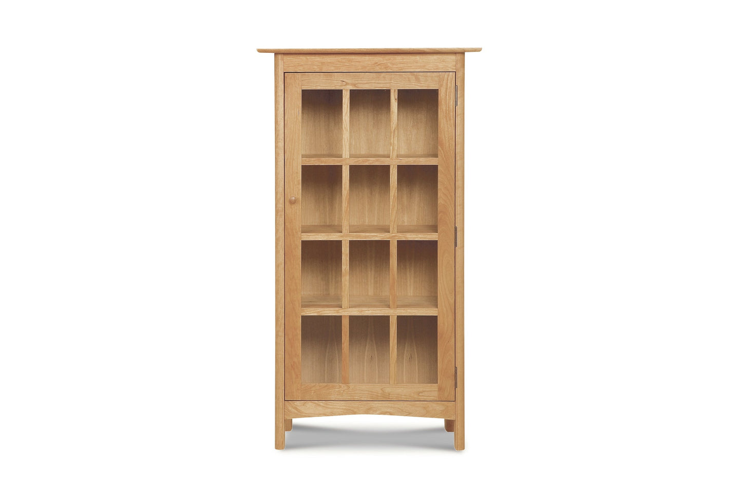 Heartwood Shaker Glass Door Bookcase