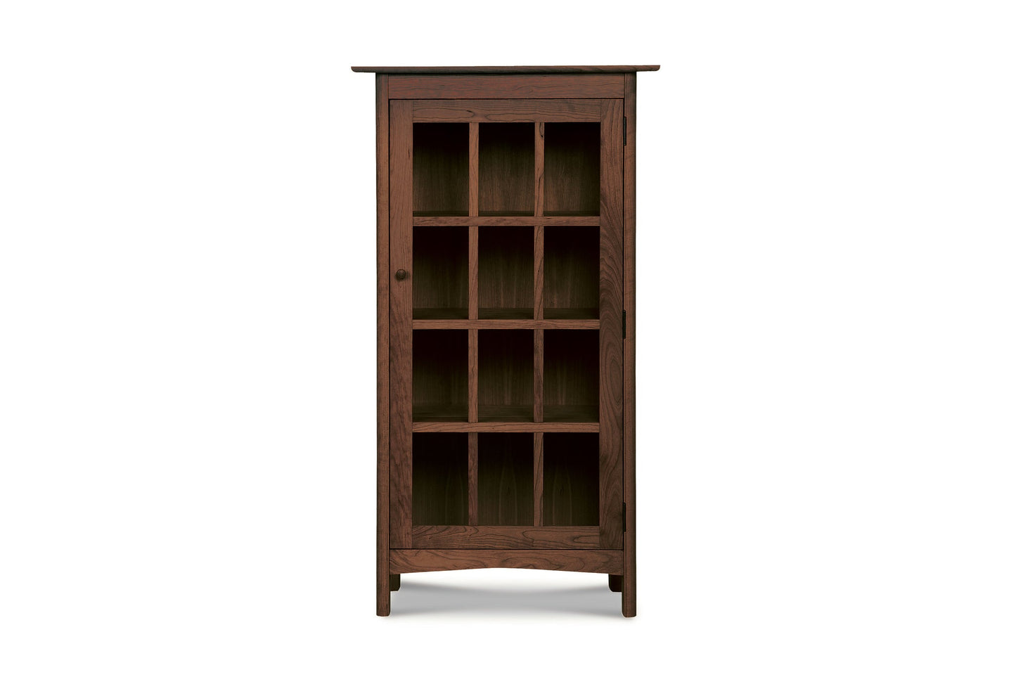 Heartwood Shaker Glass Door Bookcase