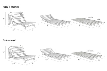Hitachi Tri-Fold Futon Sofa Bed