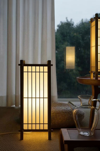 Shoji Kumiko Lamp - Tall