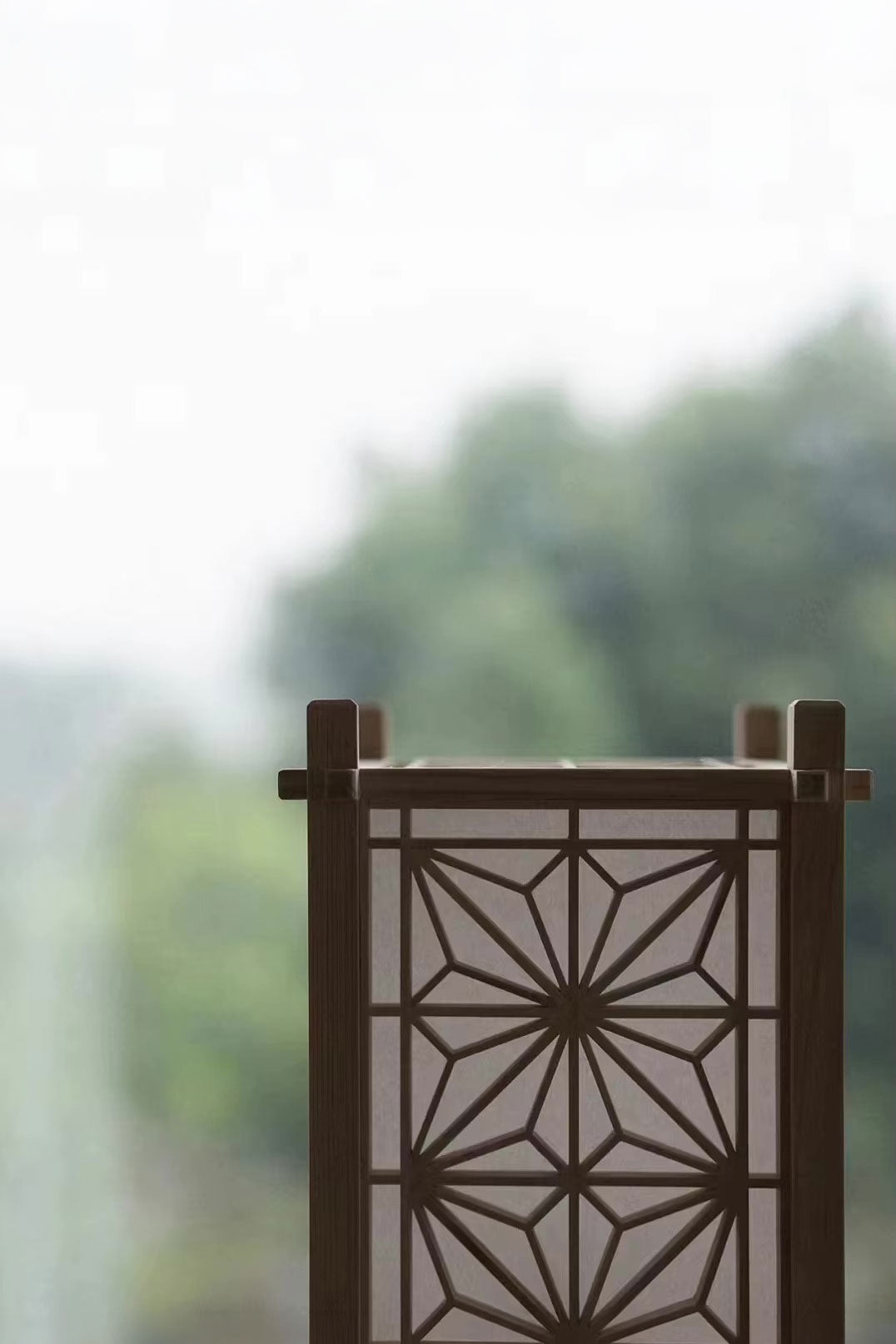 Shoji Kumiko Lamp - Tall