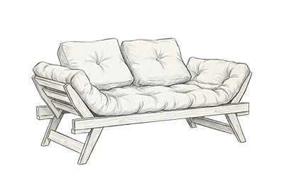 Daybed Futon Sketch