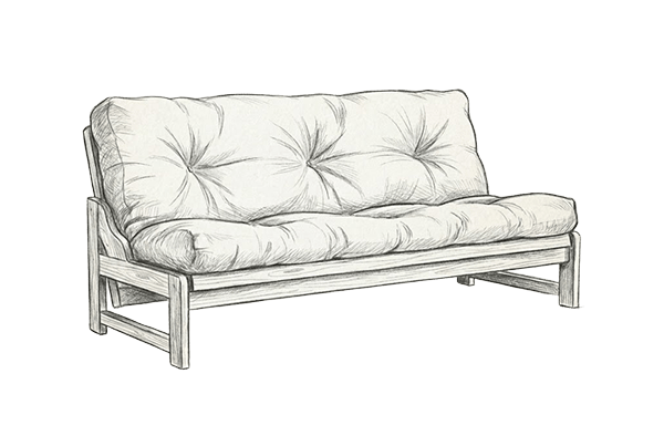 Full Size Futon Sketch