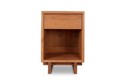 Kipling 1-Drawer Enclosed Shelf Nightstand - Comfort Pure