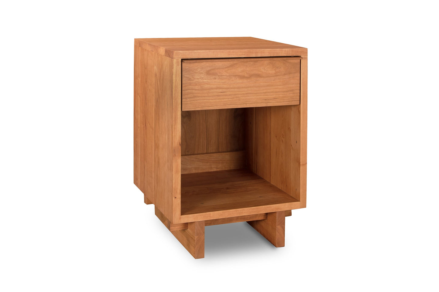 Kipling 1-Drawer Enclosed Shelf Nightstand - Comfort Pure