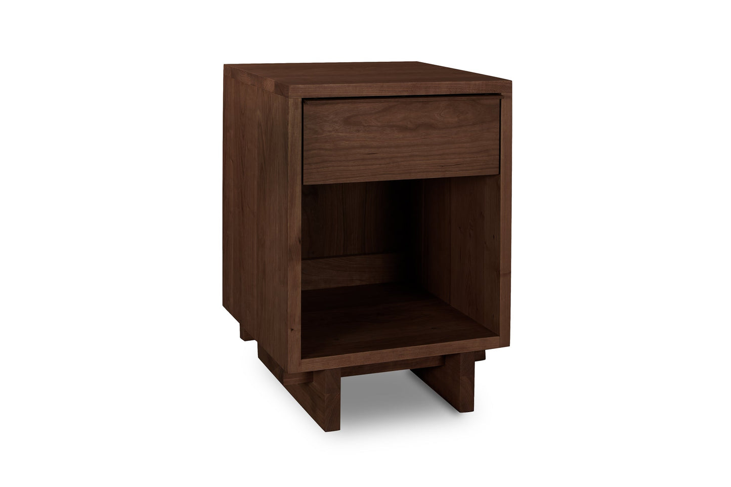 Kipling 1-Drawer Enclosed Shelf Nightstand - Comfort Pure