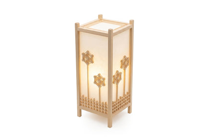 Shoji Kumiko Lamp - Flowers