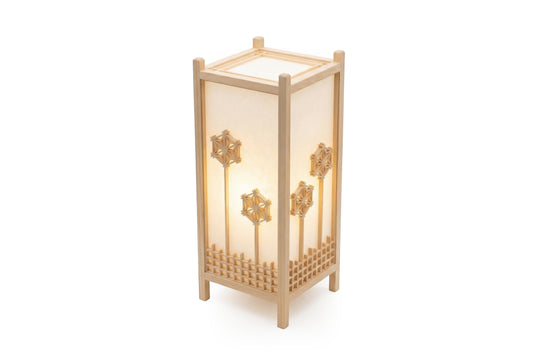 Shoji Kumiko Lamp - Flowers