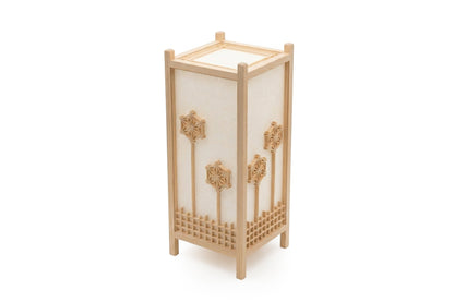 Shoji Kumiko Lamp - Flowers