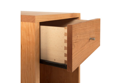 Larssen 1-Drawer Enclosed Shelf Nightstand