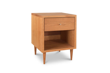 Larssen 1-Drawer Enclosed Shelf Nightstand