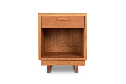 Loft 1-Drawer Enclosed Shelf Nightstand