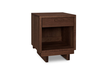 Loft 1-Drawer Enclosed Shelf Nightstand