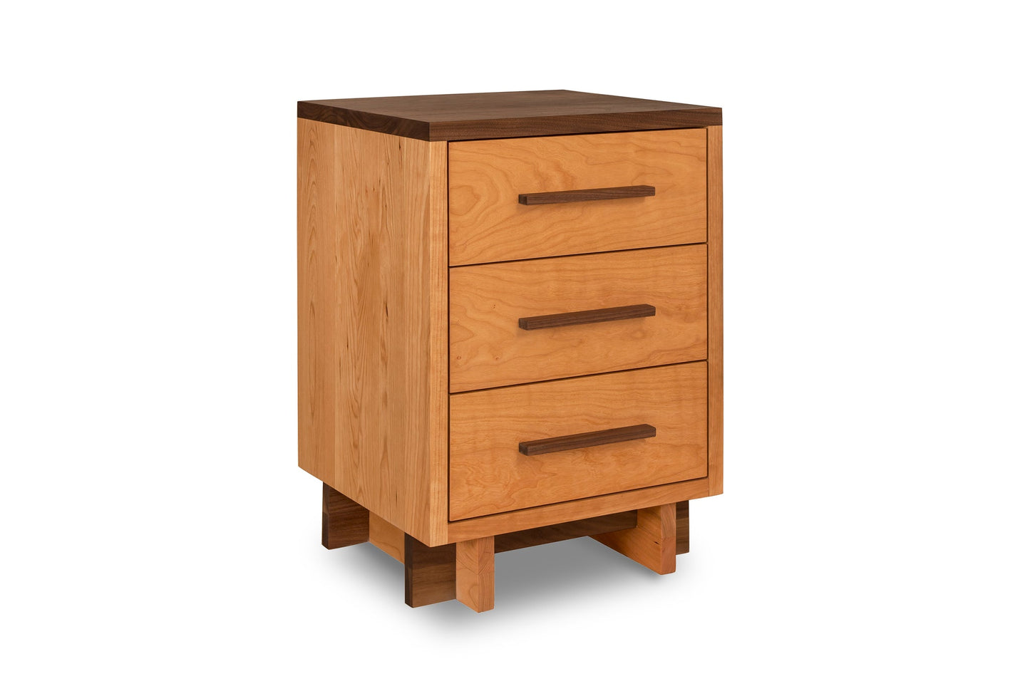 Modern American 3-Drawer Nightstand