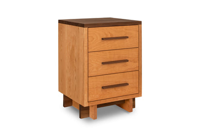 Modern American 3-Drawer Nightstand