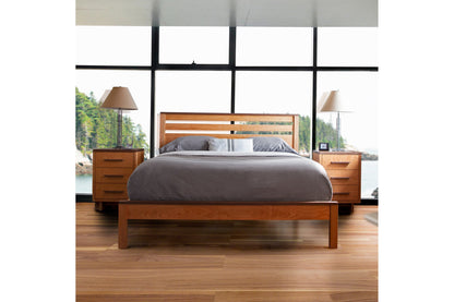 Modern American 3-Drawer Nightstand