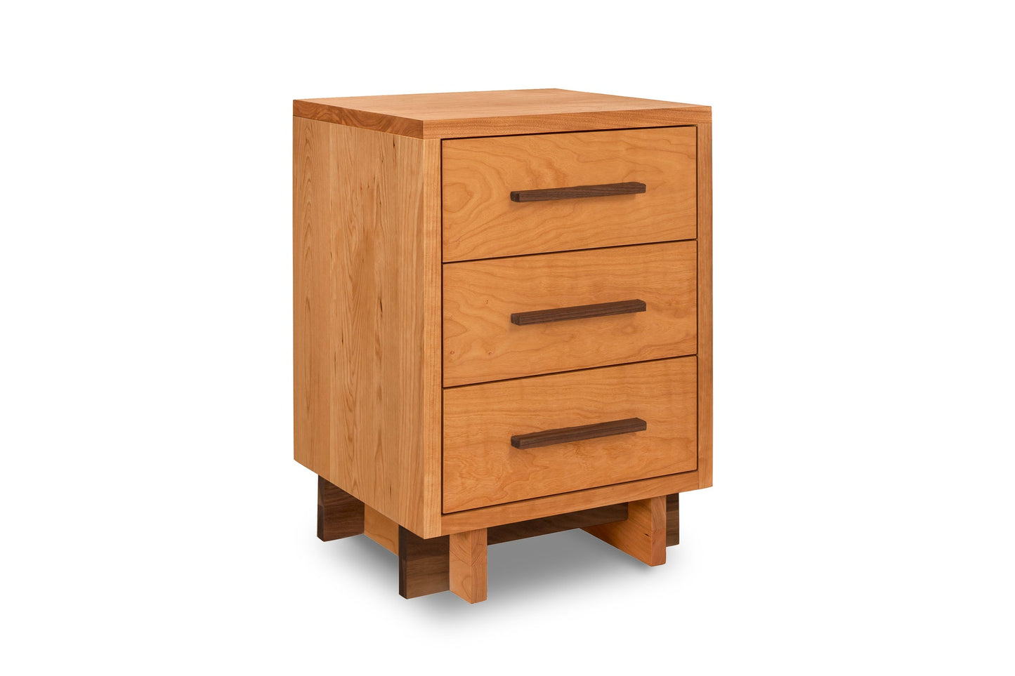 Modern American 3-Drawer Nightstand