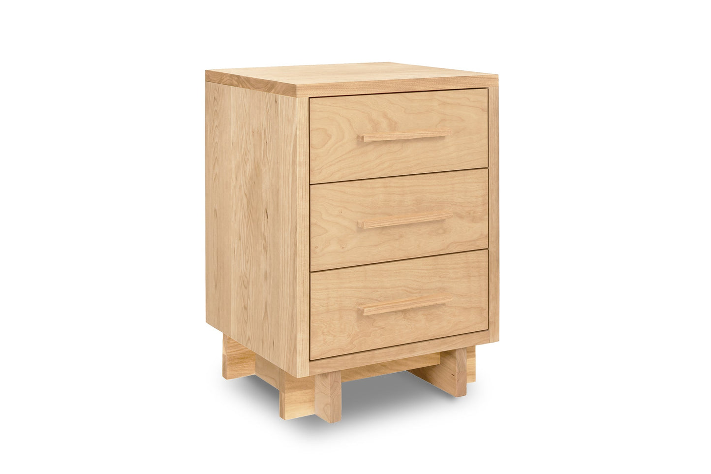 Modern American 3-Drawer Nightstand