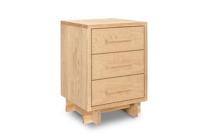 Modern American 3-Drawer Nightstand