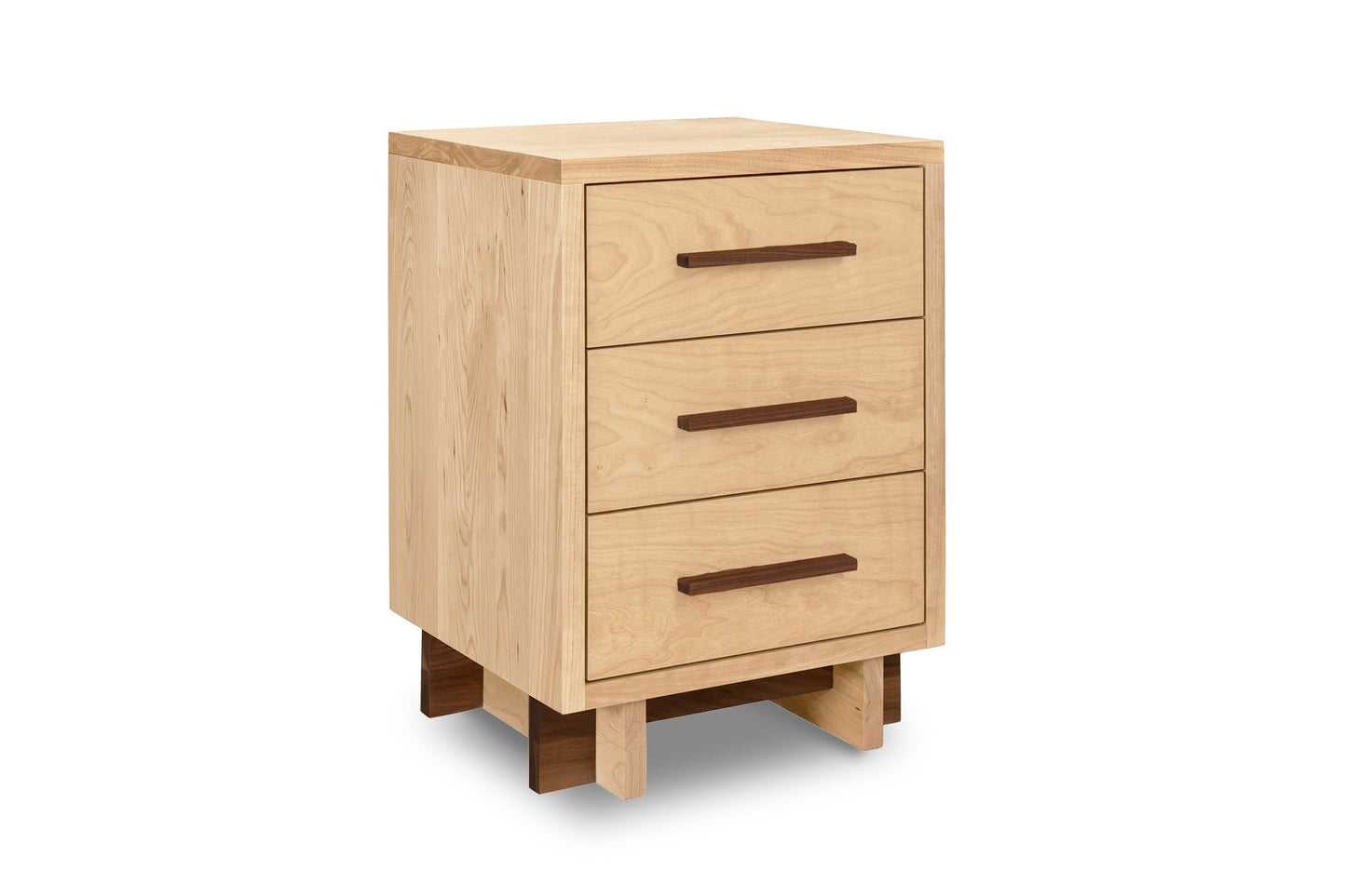 Modern American 3-Drawer Nightstand