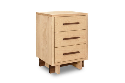Modern American 3-Drawer Nightstand