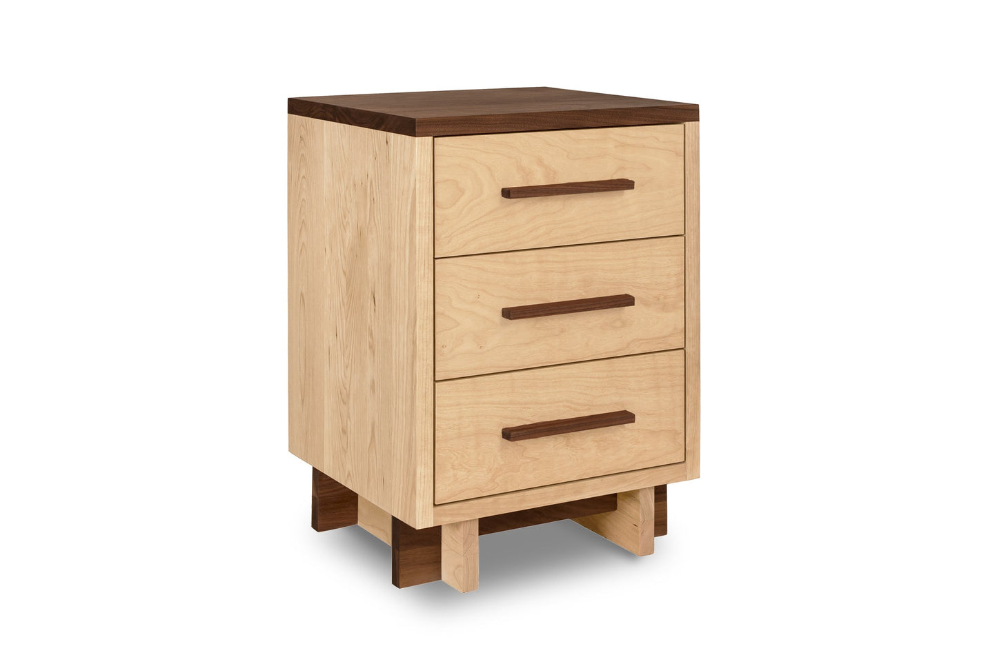 Modern American 3-Drawer Nightstand