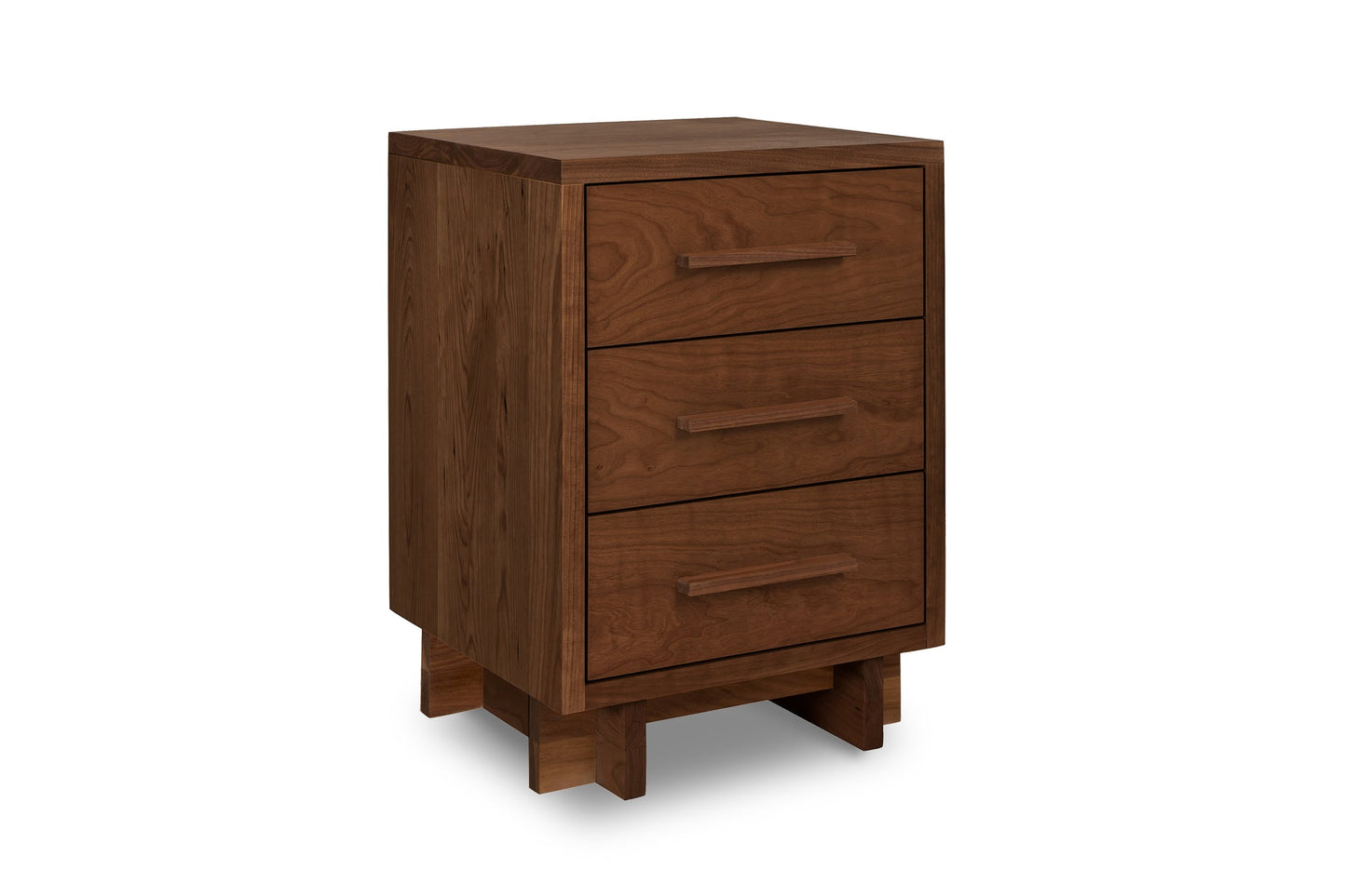 Modern American 3-Drawer Nightstand