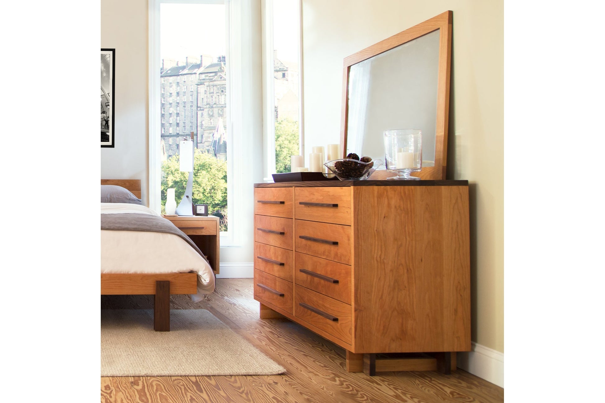 Modern American 8-Drawer Dresser #1, Maple / Wide Modern American 8-Drawer Dresser #1, Maple / Wide