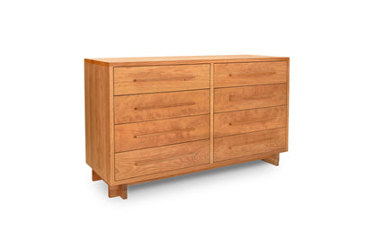 Modern American 8-Drawer Dresser #1, Maple / Wide Modern American 8-Drawer Dresser #1, Maple / Wide