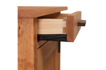 Modern Craftsman 1-Drawer Nightstand with Door - Comfort Pure