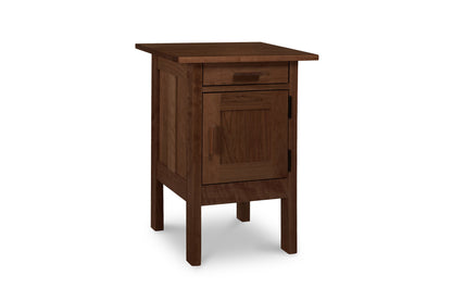 Modern Craftsman 1-Drawer Nightstand with Door - Comfort Pure