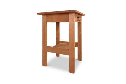 Modern Craftsman 1-Drawer Open Shelf Nightstand
