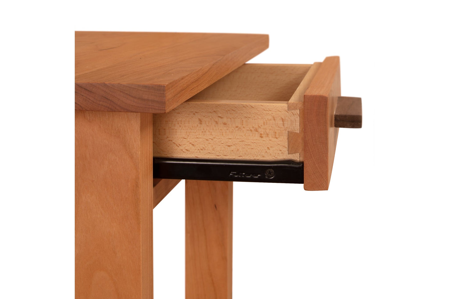 Modern Craftsman 1-Drawer Open Shelf Nightstand