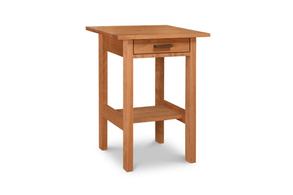 Modern Craftsman 1-Drawer Open Shelf Nightstand