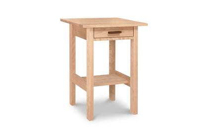 Modern Craftsman 1-Drawer Open Shelf Nightstand