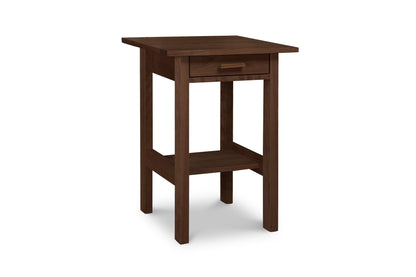 Modern Craftsman 1-Drawer Open Shelf Nightstand