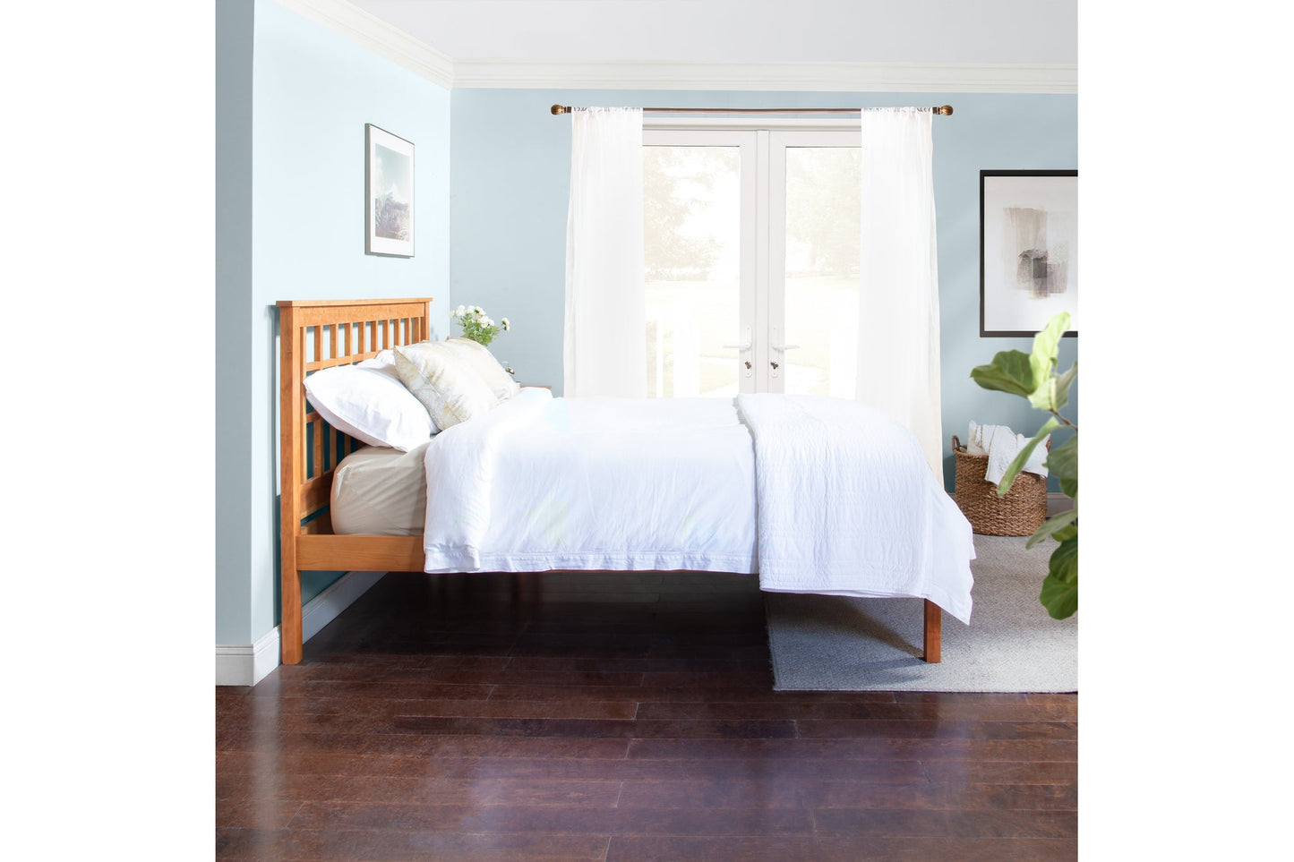 Modern Craftsman Low Footboard Bed