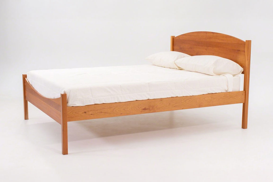 Moondance Platform Bed with Headboard and Footboard - Solid Cherry