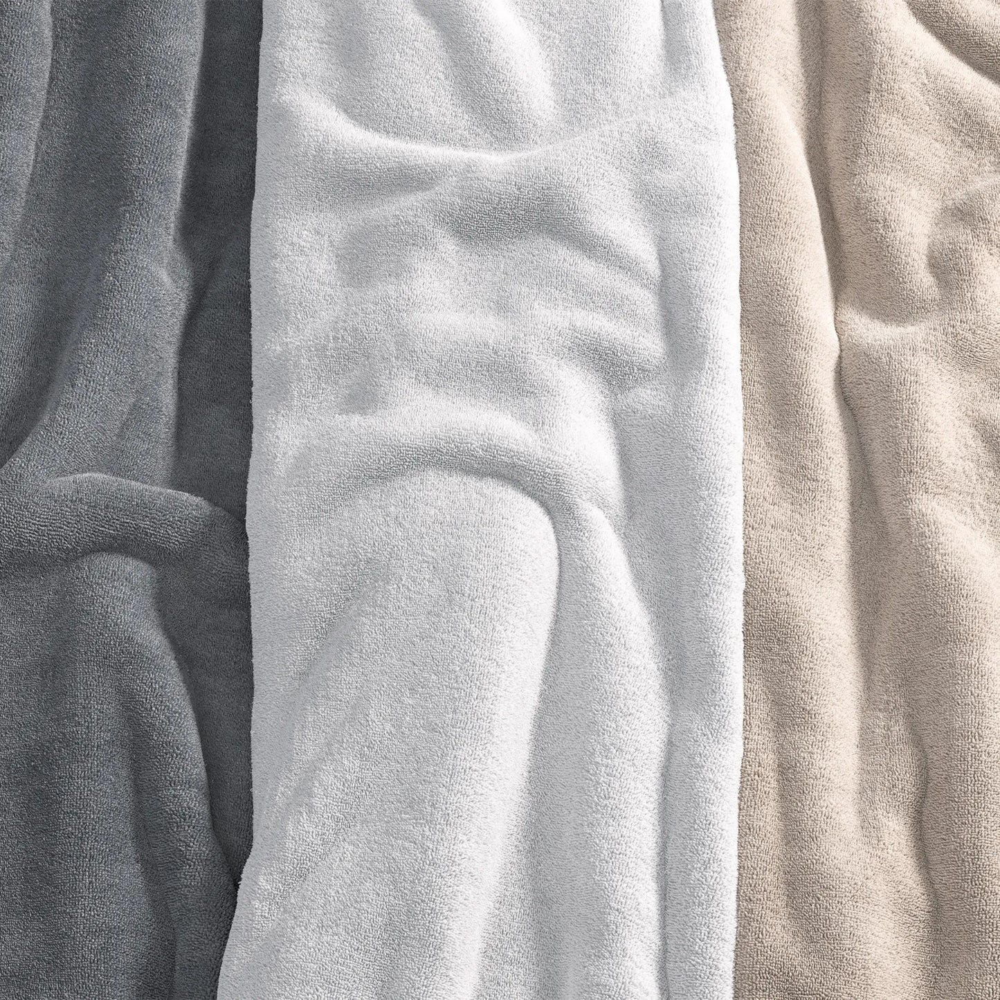 Organic Cotton Terry Cloth Bath Towel Set