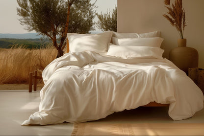 100% Organic Cotton Sateen Sheet Set