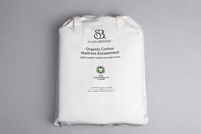 Organic Cotton Zippered Waterproof Mattress Encasement - Comfort Pure