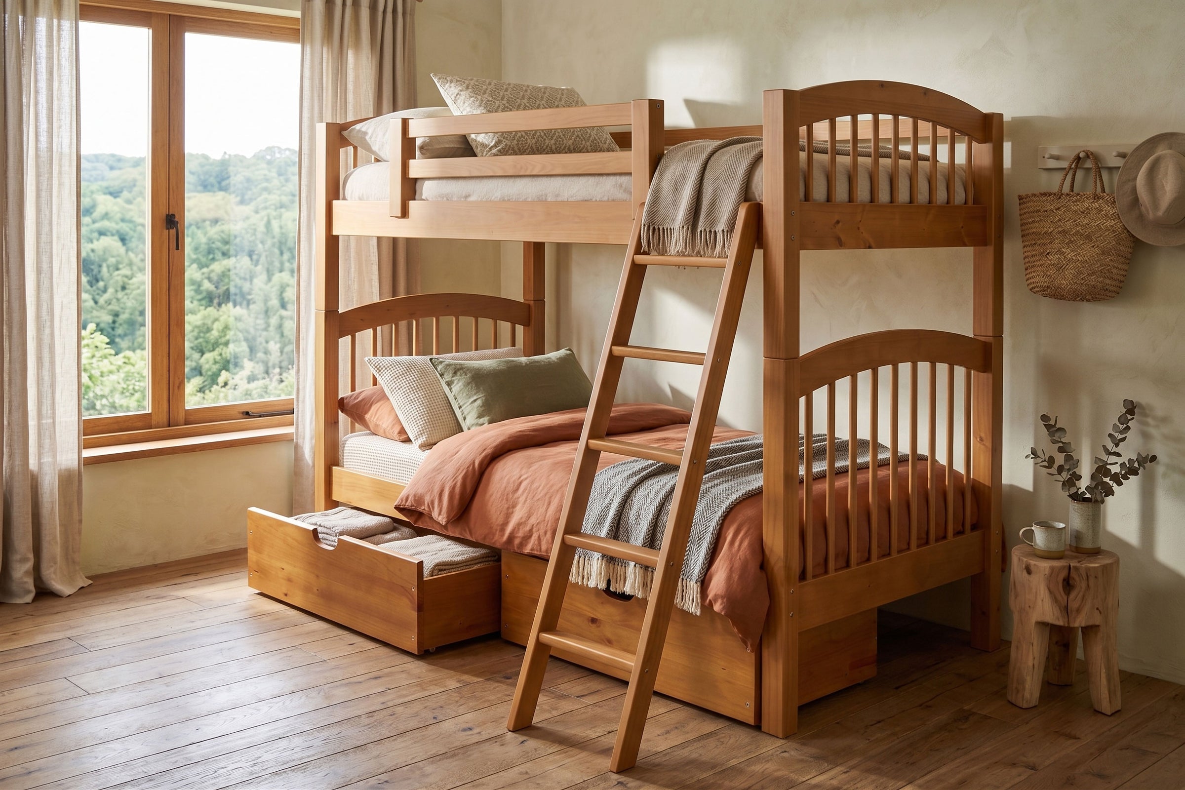 Phoenix Bunk Bed • Twin Twin • Drawers