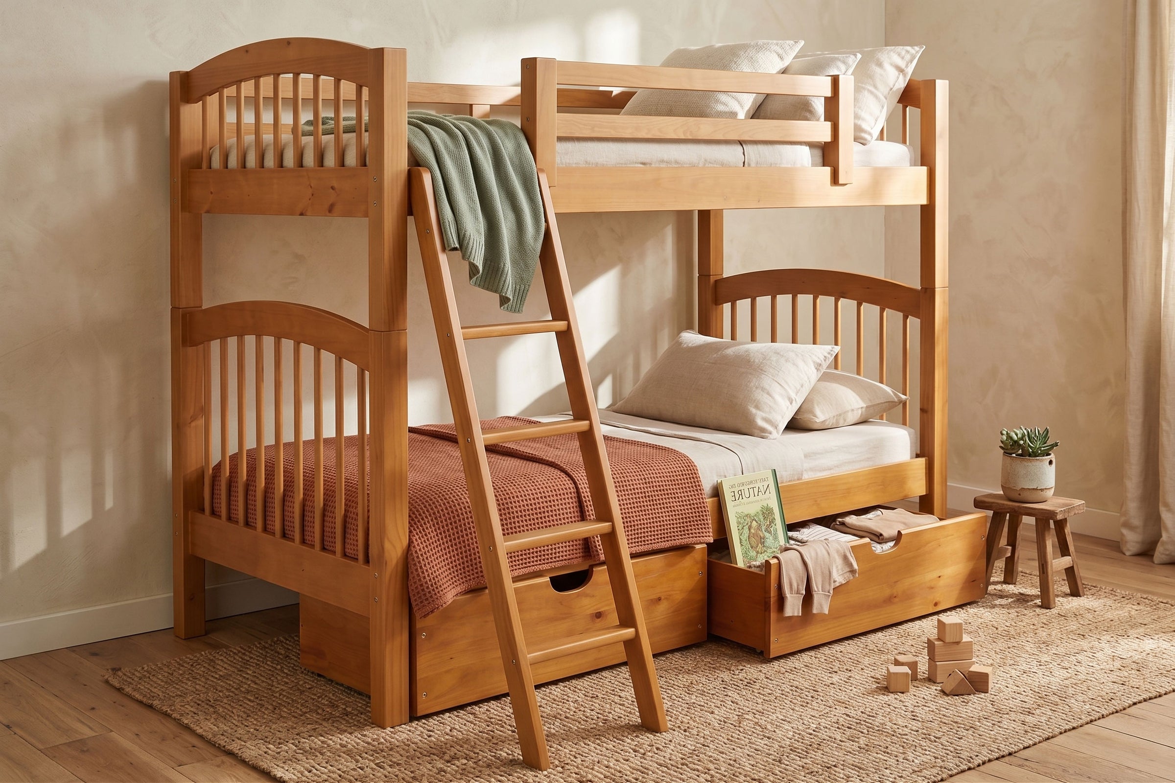 Phoenix Bunk Bed • Twin Twin • Drawers