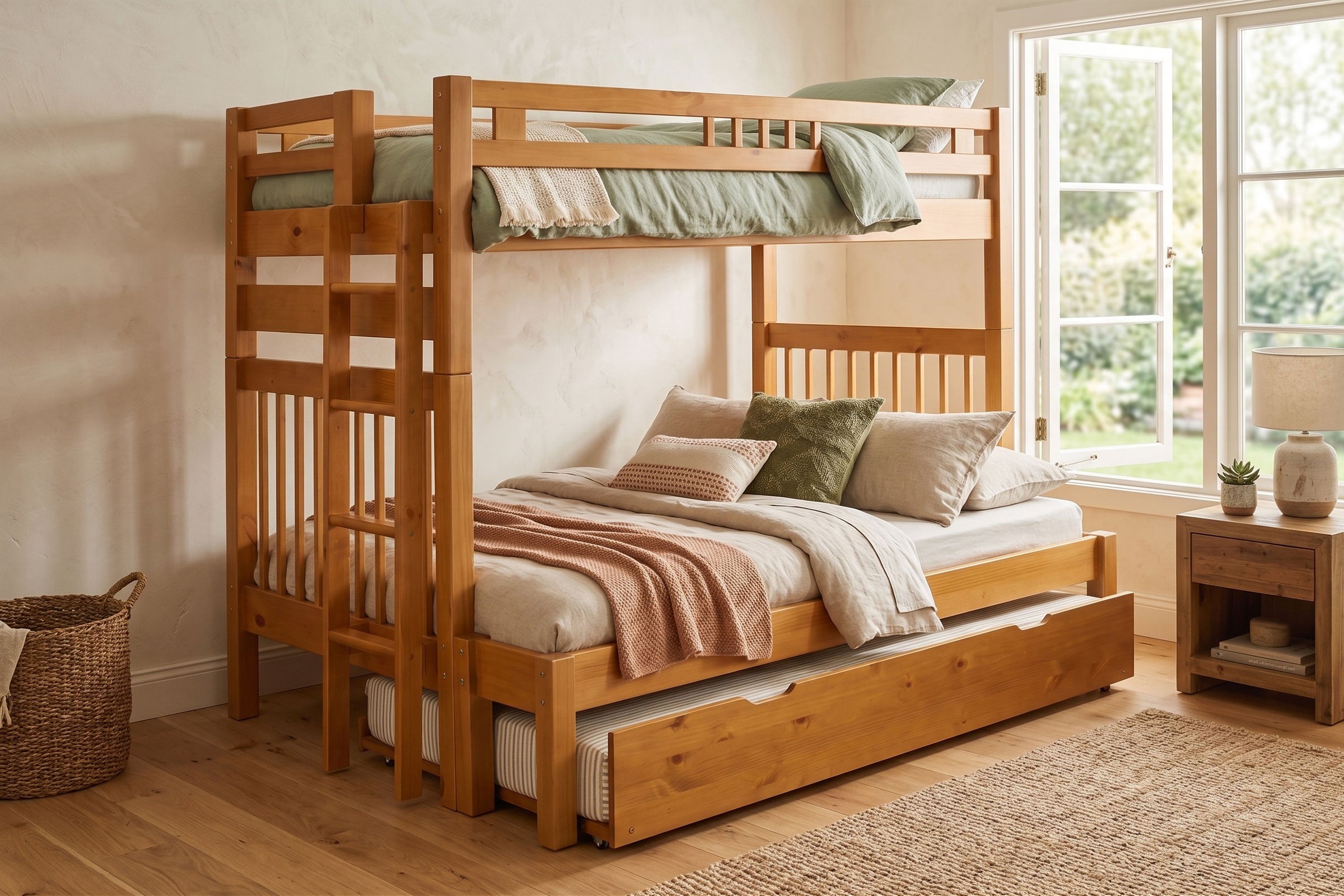 Sacramento Bunk Bed • Twin Full • Trundle Bed