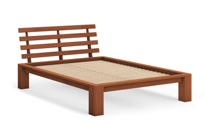 Tatami Bed with Slatted Headboard