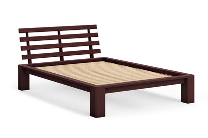 Tatami Bed with Slatted Headboard