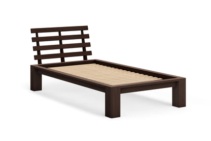 Tatami Bed with Slatted Headboard