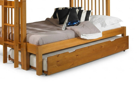 Trundle Bed for Bunk Bed (Pecan)