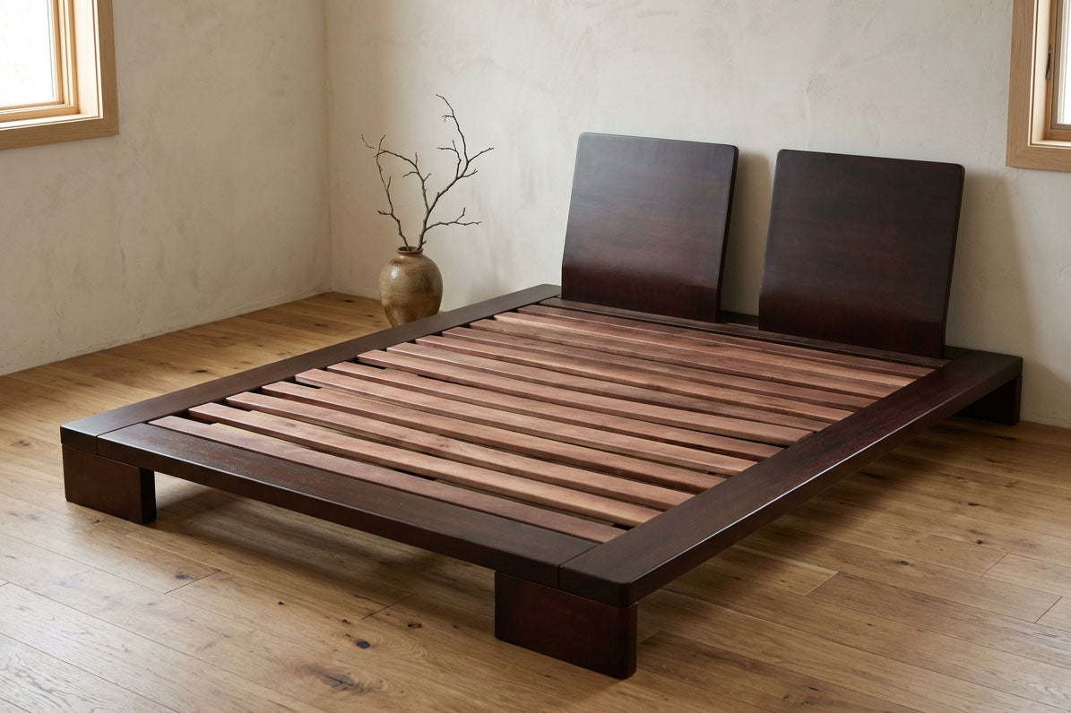 Japanese Zen Platform Bed