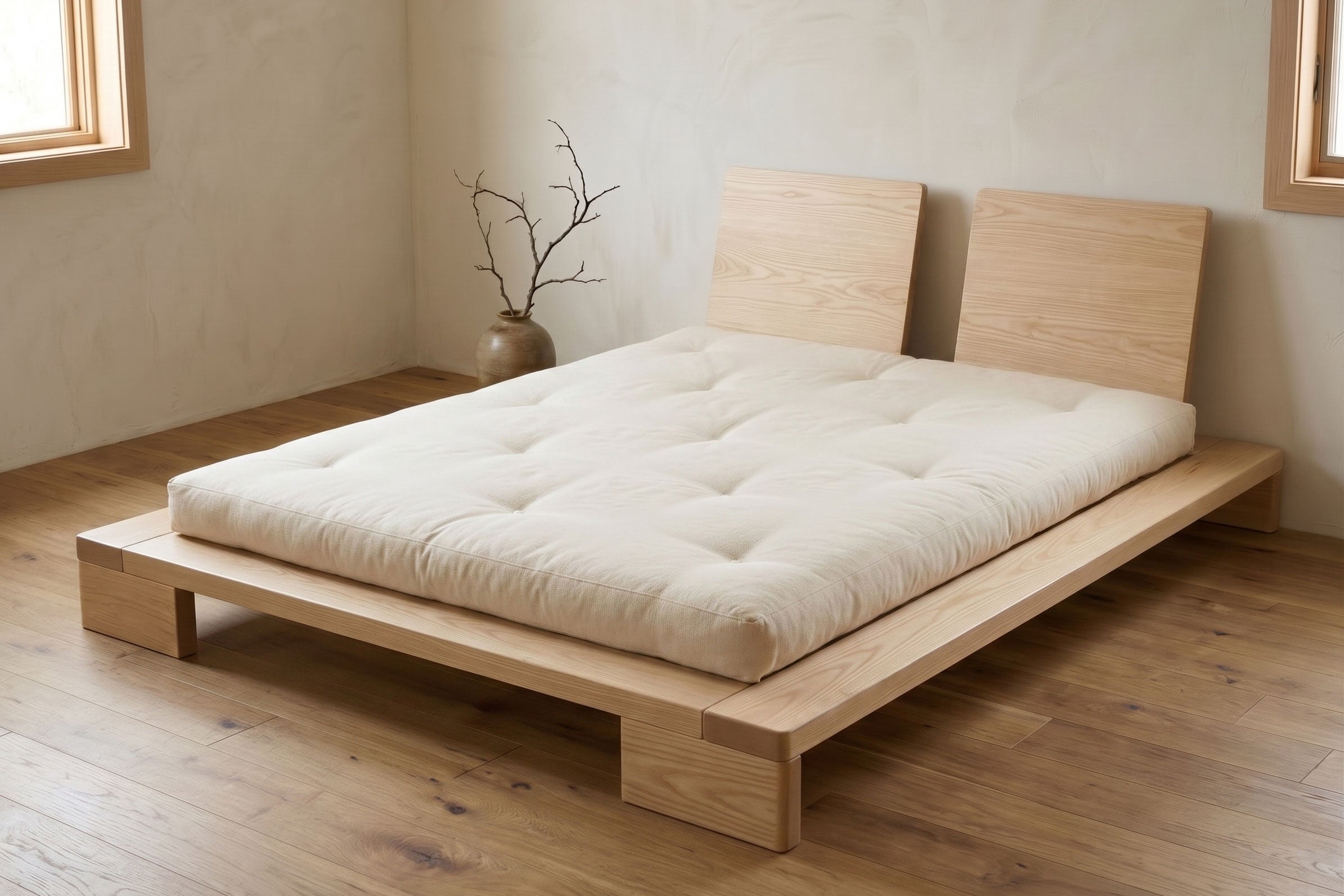 Japanese Zen Platform Bed • Urban Oak